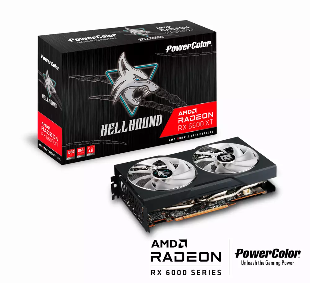 Видео карта PowerColor HellHound Radeon RX 6600 XT 8GB GDDR6