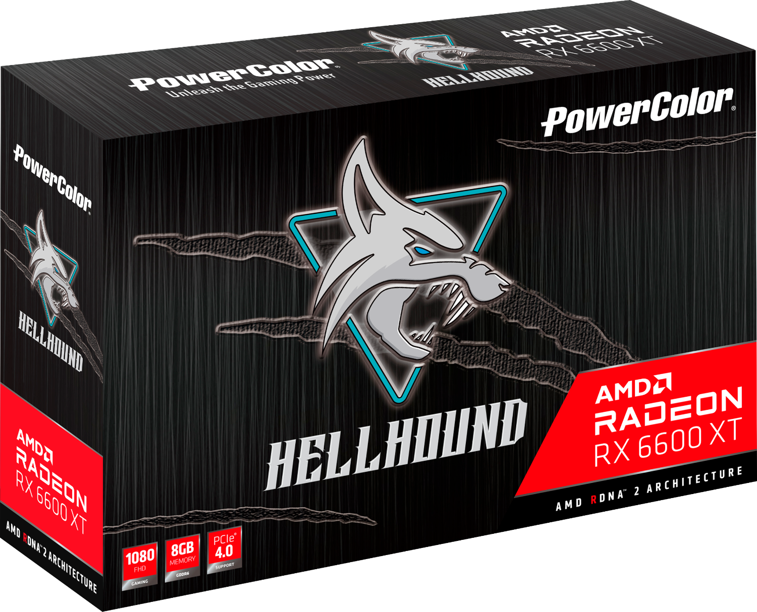 Видео карта PowerColor HellHound Radeon RX 6600 XT 8GB GDDR6