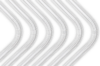 Твърда тръба EK-Loop Hard Tube 16mm 0.8m Pre-Bent 90&deg; - Acrylic (6pcs)