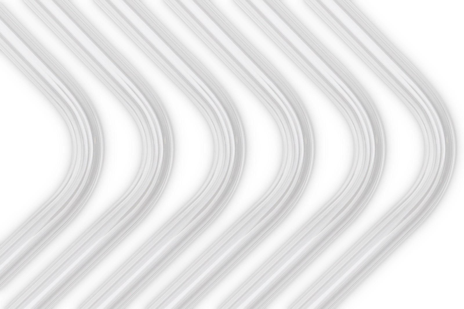 Твърда тръба EK-Loop Hard Tube 12mm 0.8m Pre-Bent 90° - Acrylic (6pcs)