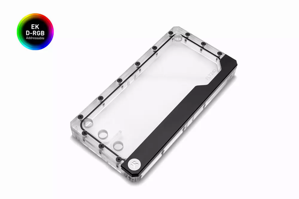 Резервоар EK-Quantum Volume FLT 240 D-RGB - Plexi