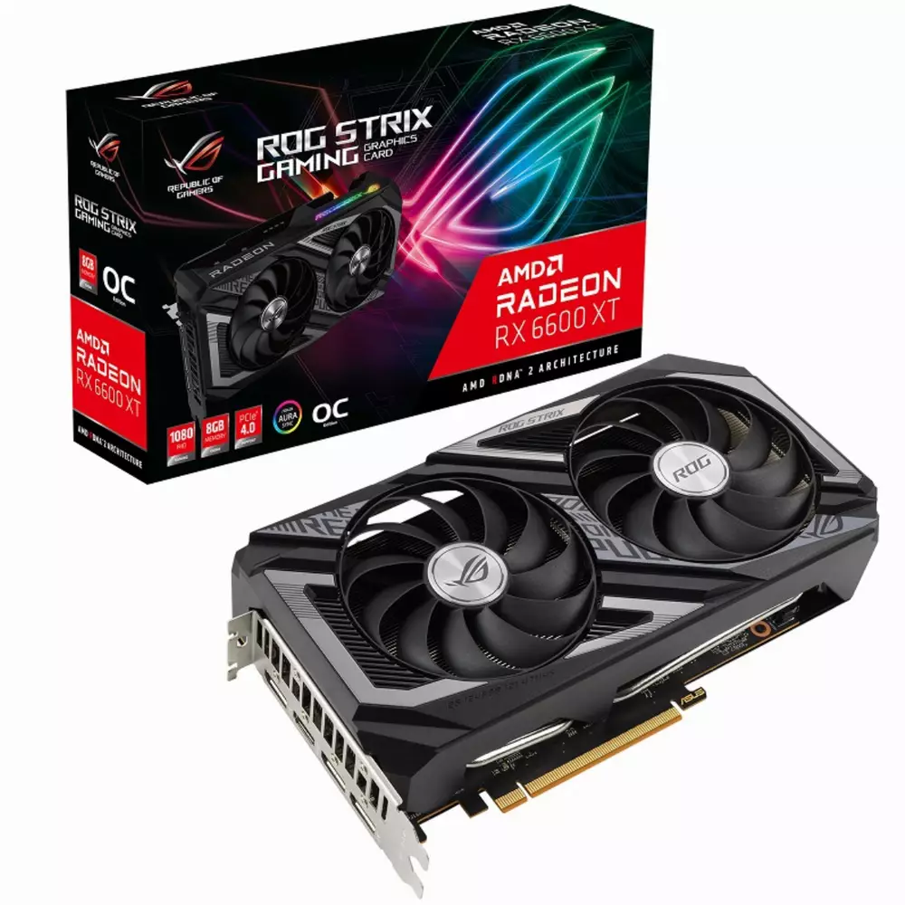 Комбо оферта ASUS ROG STRIX RX 6600 XT OC 8GB + ASUS PRIME B550M-A