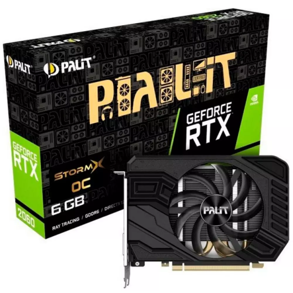 Видео карта PALIT GeForce GTX 1660 Ti StormX  OC 6G