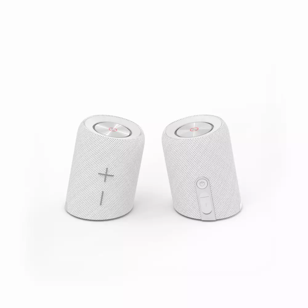 Блутут мобилна колонка от 2 части HAMA Twin 2.0, 2 x 10 W, Бял