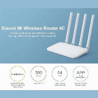 Безжичен Рутер Xiaomi Mi Router 4C, 2.4 GHz, 300 Mpbs, 10/100