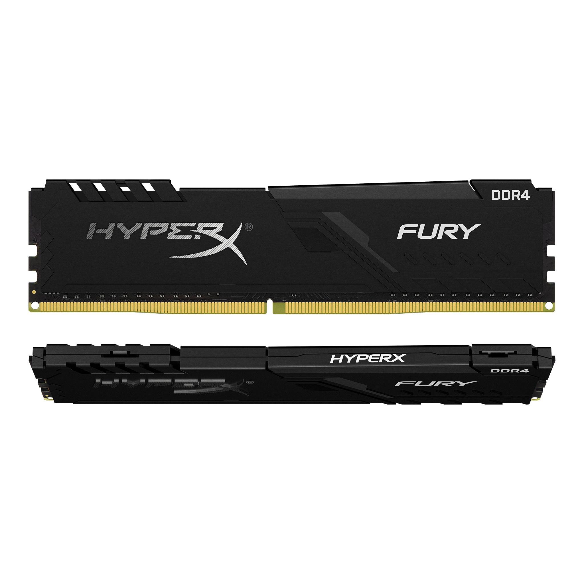 Памет Kingston FURY Beast Black 8GB (2x4GB) DDR4 2666MHz CL16 - KF426C16BBK2/8