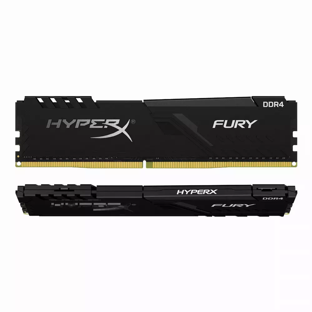 Памет Kingston FURY Beast Black 16GB (2x8GB) DDR4 2666MHz CL16 - KF426C16BBK2/16