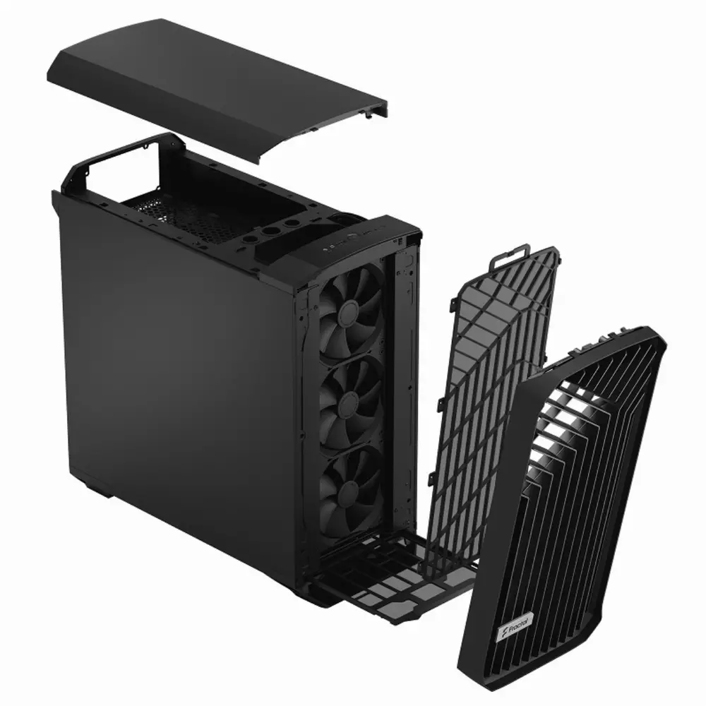 Кутия Fractal Design Torrent Black Tempered Glass Dark