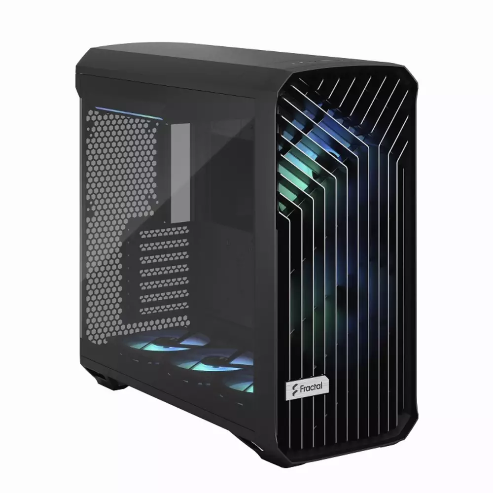 Кутия Fractal Design Torrent Black RGB Tempered Glass Light