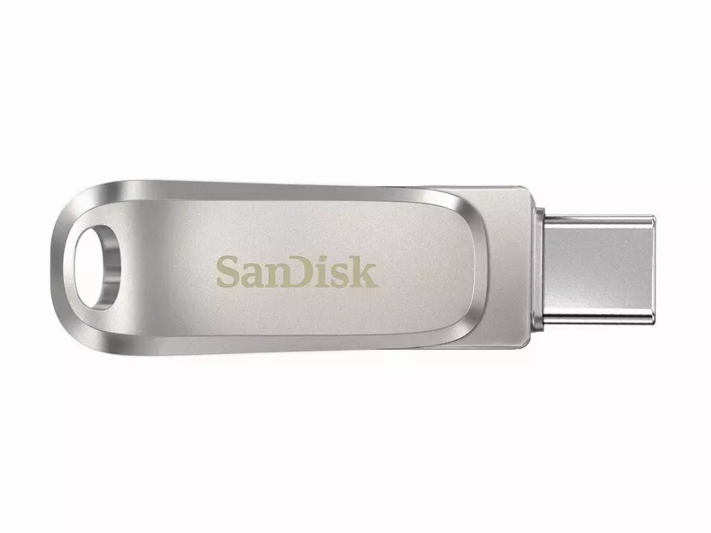 USB памет SanDisk Ultra Dual Drive Luxe 128GB USB 3.1 Gen 1 USB-C Silver