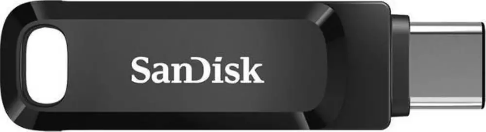 USB-Stick SanDisk Ultra Dual Drive Go, 32 GB, USB 3.2 1st Gen (USB 3.0), Schwarz