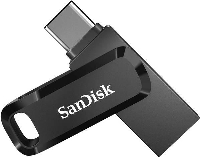 USB памет SanDisk Ultra Dual Drive Go, 256 GB, USB 3.2 1st Gen (USB 3.0), Черен