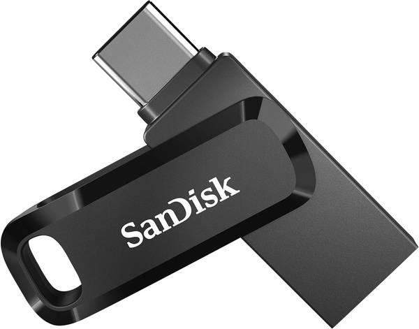 USB памет SanDisk Ultra Dual Drive Go, 256 GB, USB 3.2 1st Gen (USB 3.0), Черен