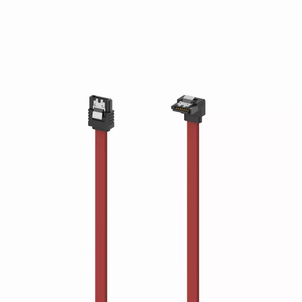 SATA III Schnittstellenkabel HAMA 200740, Stecker unter 90°. 0.60 m
