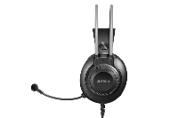 Слушалки с микрофон A4TECH FH200U, Стерео, USB, Черен/Сив
