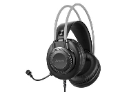 Слушалки с микрофон A4TECH FH200U, Стерео, USB, Черен/Сив