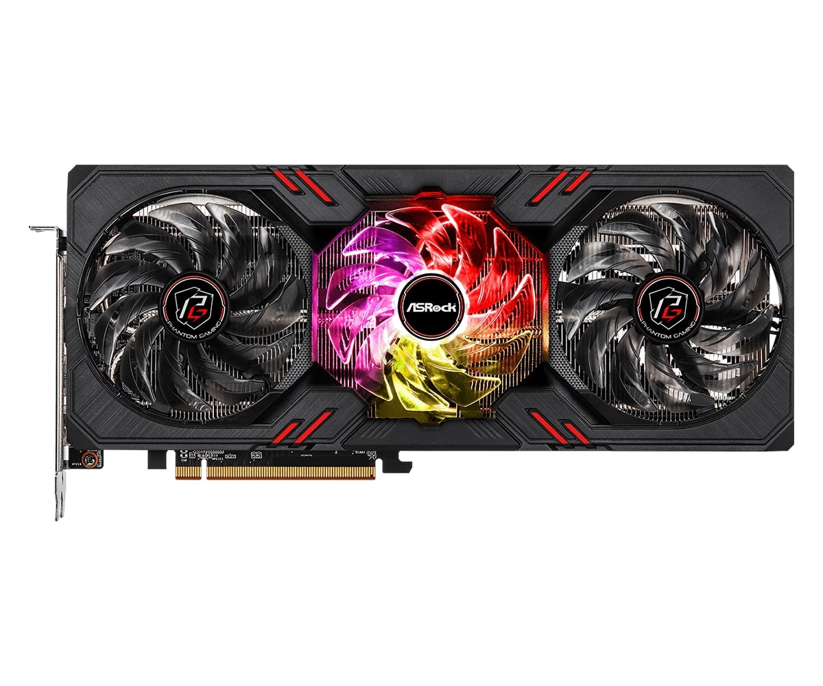 Видео карта ASRock AMD Radeon RX 6600 XT Phantom Gaming D 8GB OC
