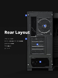 Кутия Zalman Z3 ICEBERG BLACK aRGB Tempered Glass Case ATX