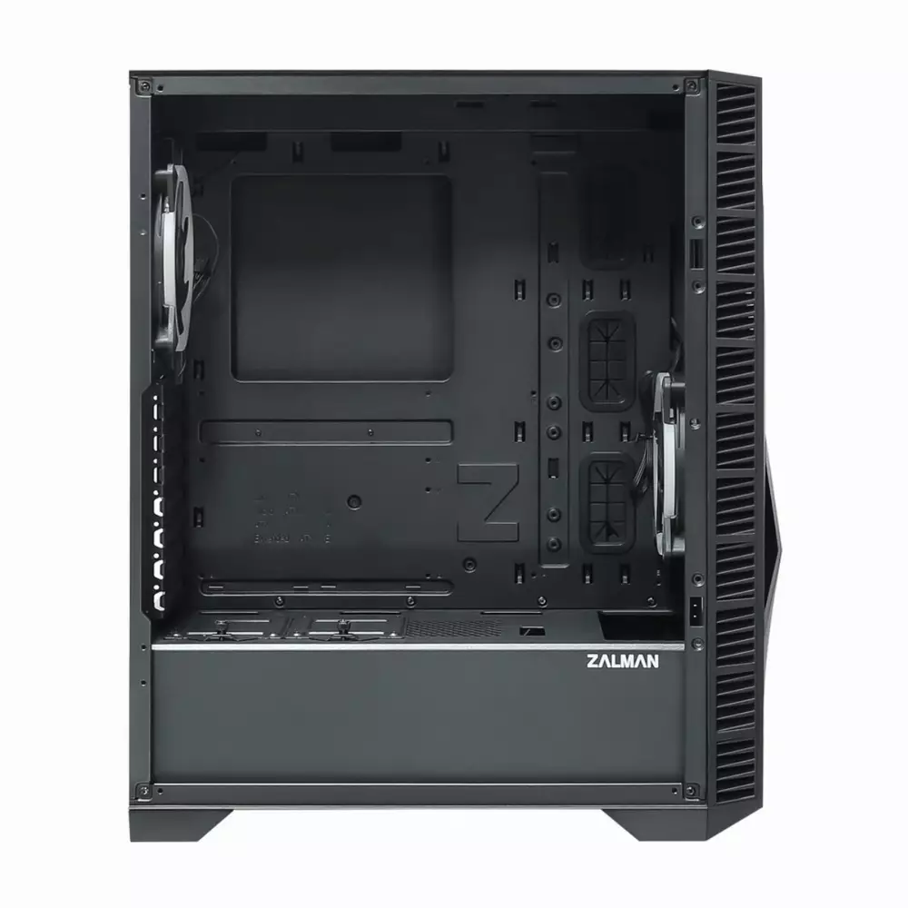 Кутия Zalman Z3 ICEBERG BLACK aRGB Tempered Glass Case ATX