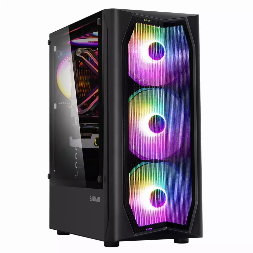 Case Zalman N4 RGB Tempered Glass Case ATX