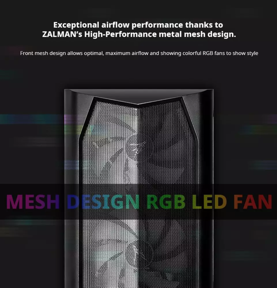 Кутия Zalman N4 RGB Tempered Glass Case ATX