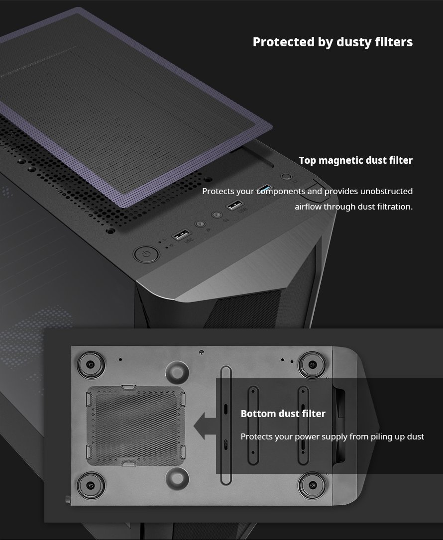 Кутия Zalman N4 RGB Tempered Glass Case ATX