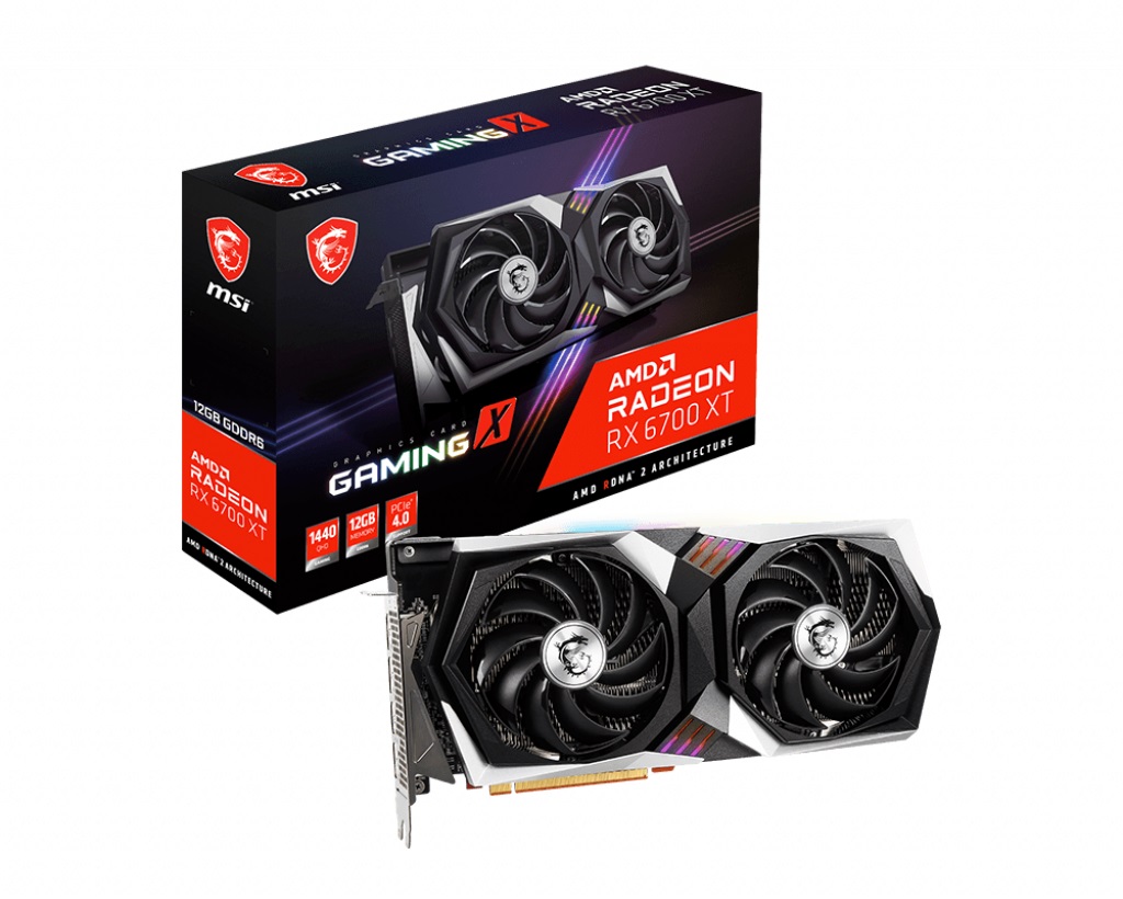 Видео карта MSI AMD Radeon RX 6700 XT Gaming X 12GB