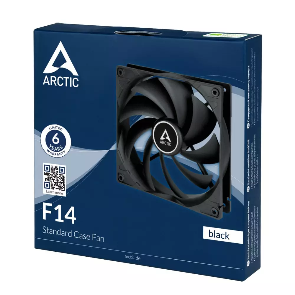 Вентилатор Arctic Fan F14 (black) ACFAN00216A - 140mm/1350prm