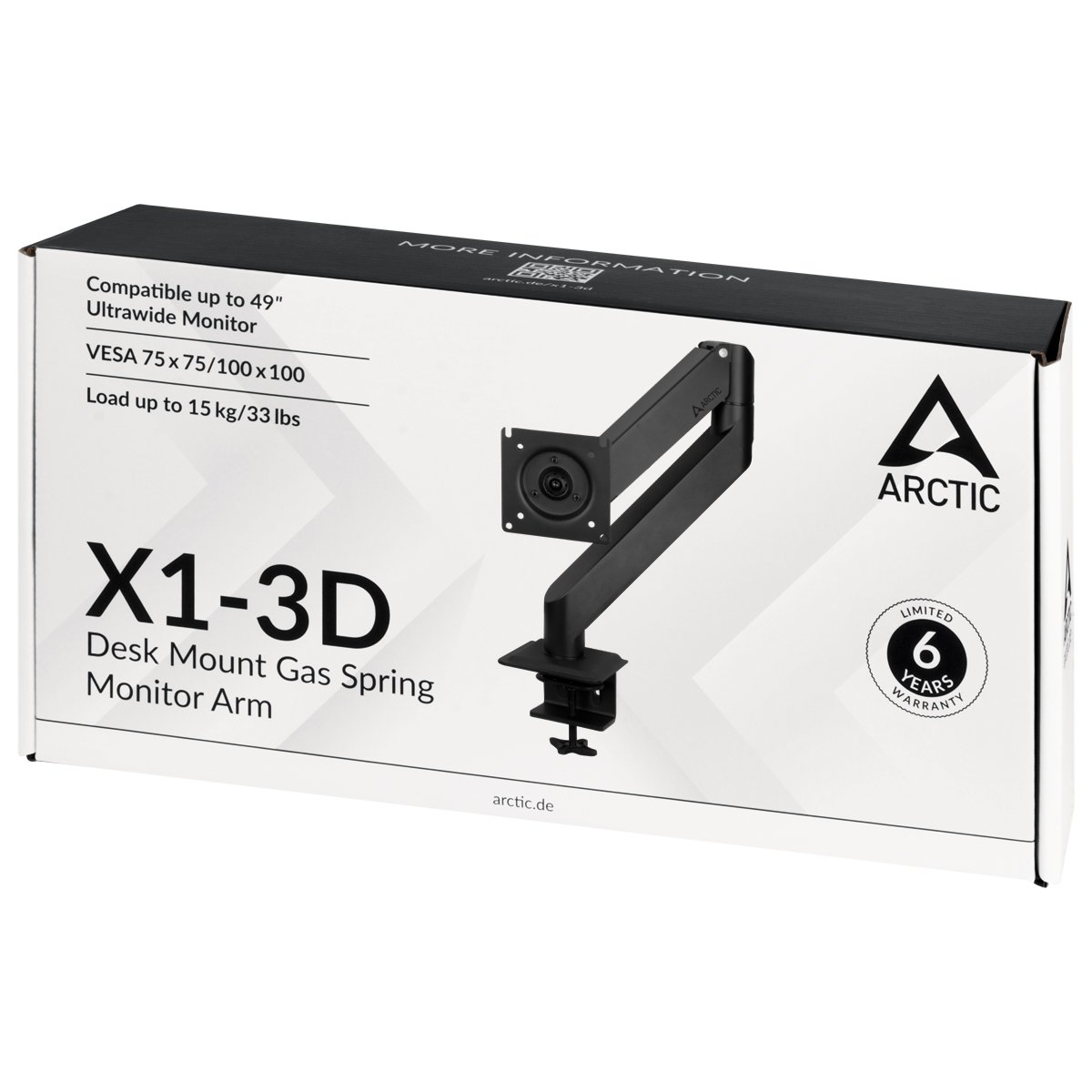 Стойка за монитор за бюро Arctic - X1-3D - AEMNT00062A
