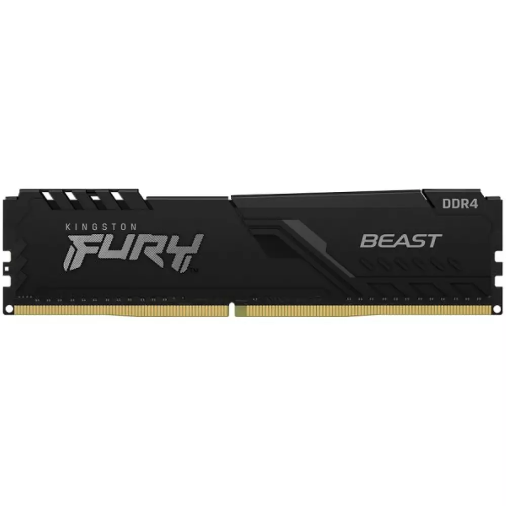 Памет Kingston FURY Beast Black 8GB DDR4 3600MHz CL17 - KF436C17BB/8
