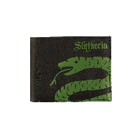 Портфейл Difuzed Warner - Harry Potter - Slytherin, Сгъваем, Черен