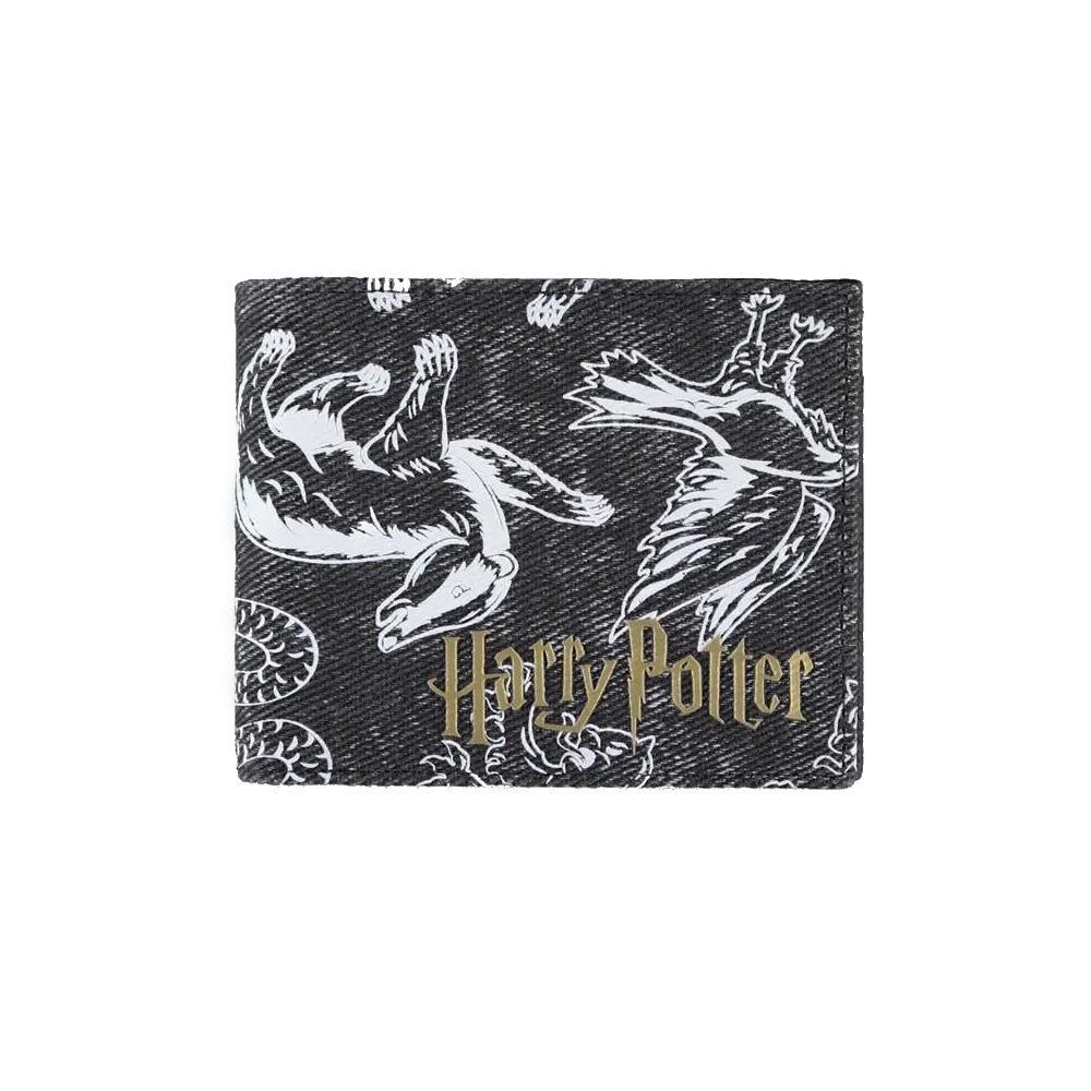 Портфейл Difuzed Warner - Harry Potter, Сгъваем, Черен