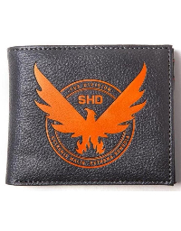 Портфейл Difuzed The Division 2 - SHD Logo, Сгъваем, Черен