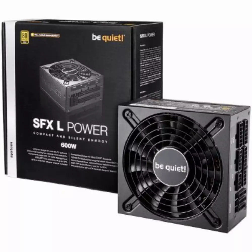 Захранване be quiet! SFX-L POWER 600W 80 Plus Gold