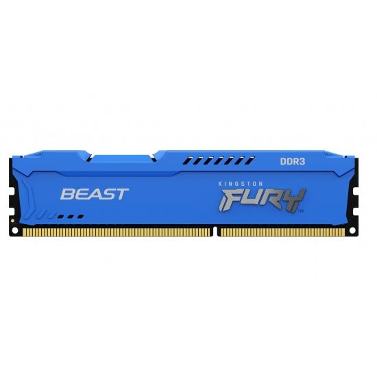 Памет Kingston FURY Blue 8GB DDR3 1600MHz CL10 - KF316C10B/8