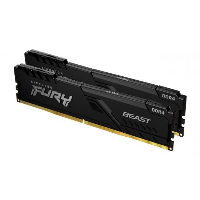 Памет Kingston FURY Beast Black 64GB (2x32GB) DDR4 3200MHz CL16 - KF432C16BBK2/64