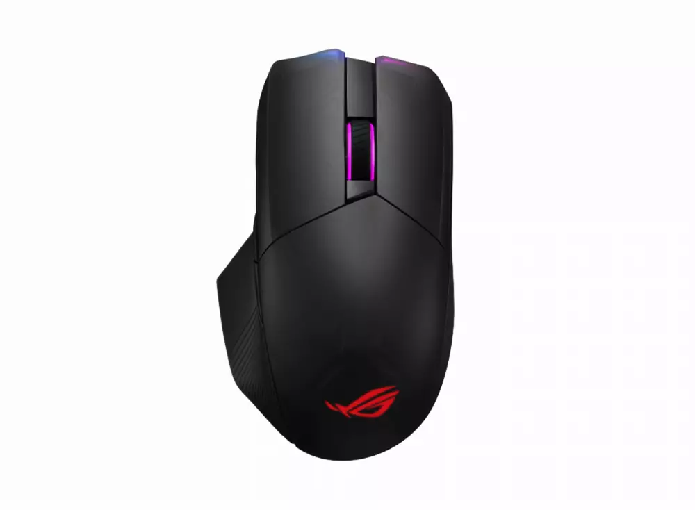 Геймърска мишка ASUS ROG Chakram Wireless/BT - 90MP01K0-BMUA00