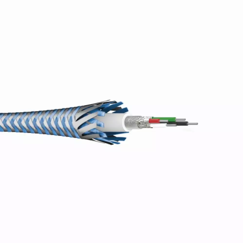Кабел HAMA Reflective, USB-C мъжко - USB-C мъжко, 480 Mbps, 1.5 м., Син