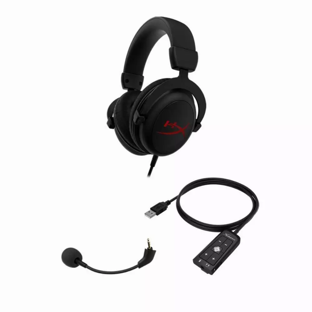 Геймърски слушалки HyperX Cloud Core + 7.1