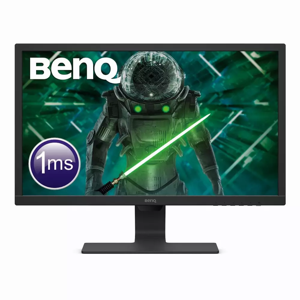 Монитор BenQ 24" GL2480, TN, FHD 1920x1080, 75Hz, 1ms, D-sub, HDMI, DVI, Черен