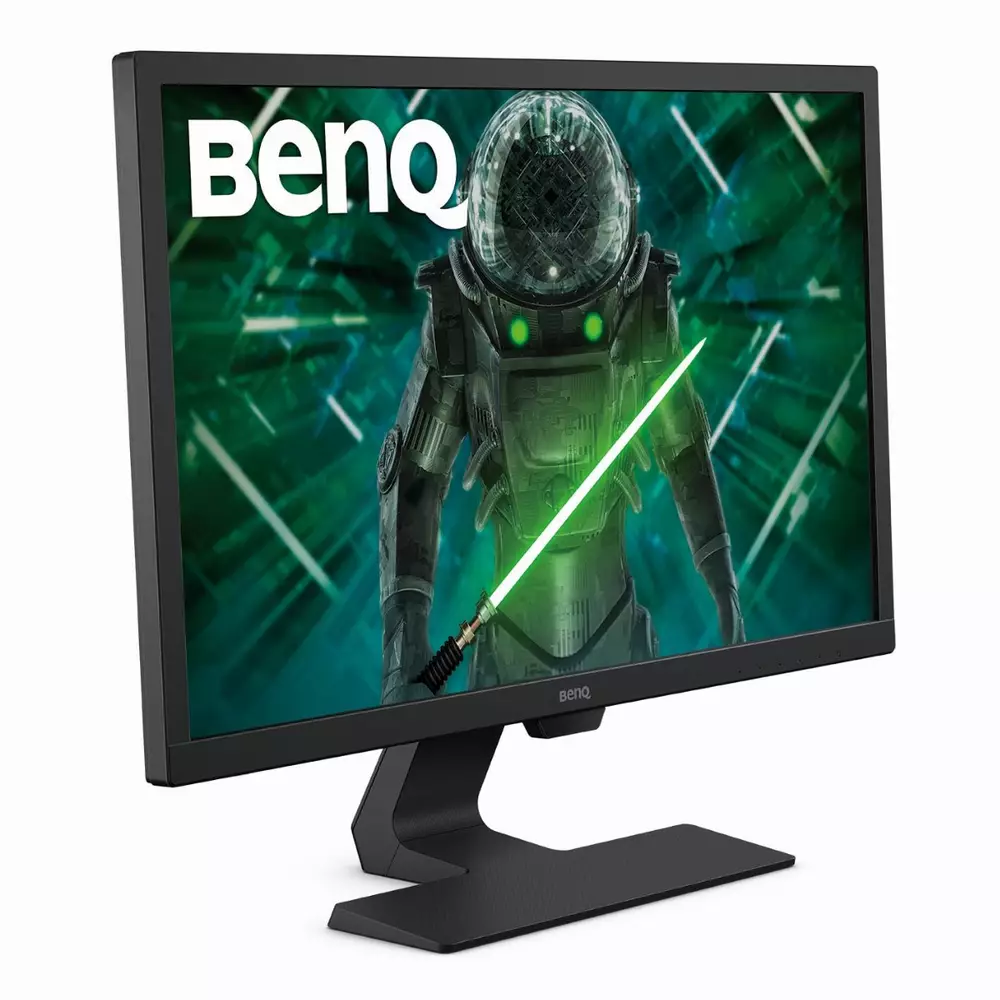Монитор BenQ 24" GL2480, TN, FHD 1920x1080, 75Hz, 1ms, D-sub, HDMI, DVI, Черен