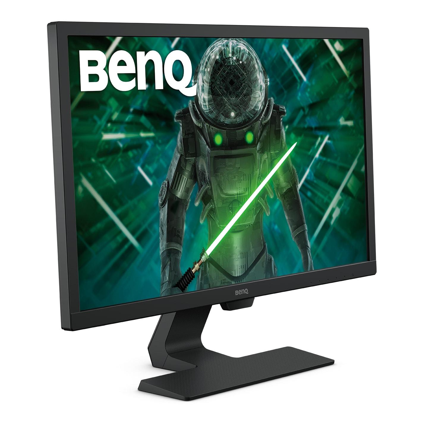 Монитор BenQ 24" GL2480, TN, FHD 1920x1080, 75Hz, 1ms, D-sub, HDMI, DVI, Черен