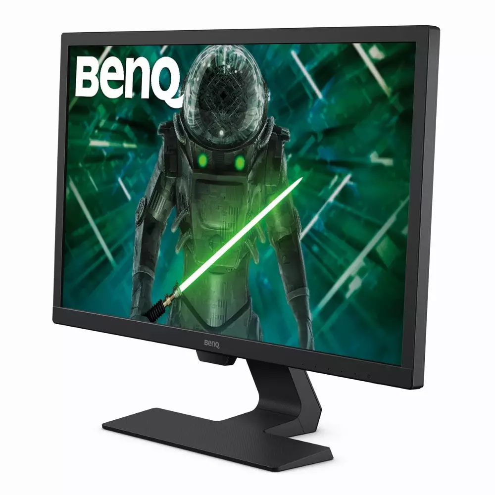 Монитор BenQ 24" GL2480, TN, FHD 1920x1080, 75Hz, 1ms, D-sub, HDMI, DVI, Черен