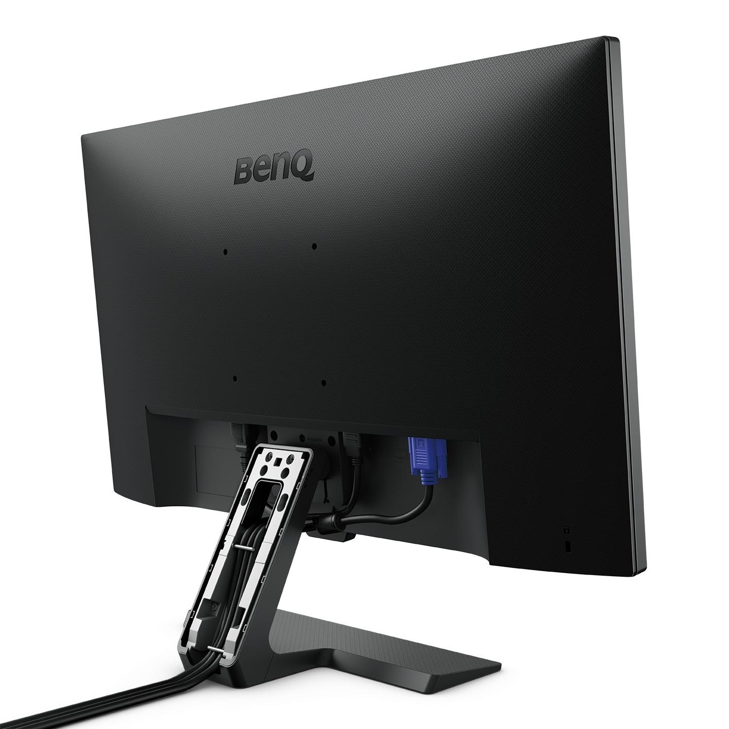 Монитор BenQ 24" GL2480, TN, FHD 1920x1080, 75Hz, 1ms, D-sub, HDMI, DVI, Черен