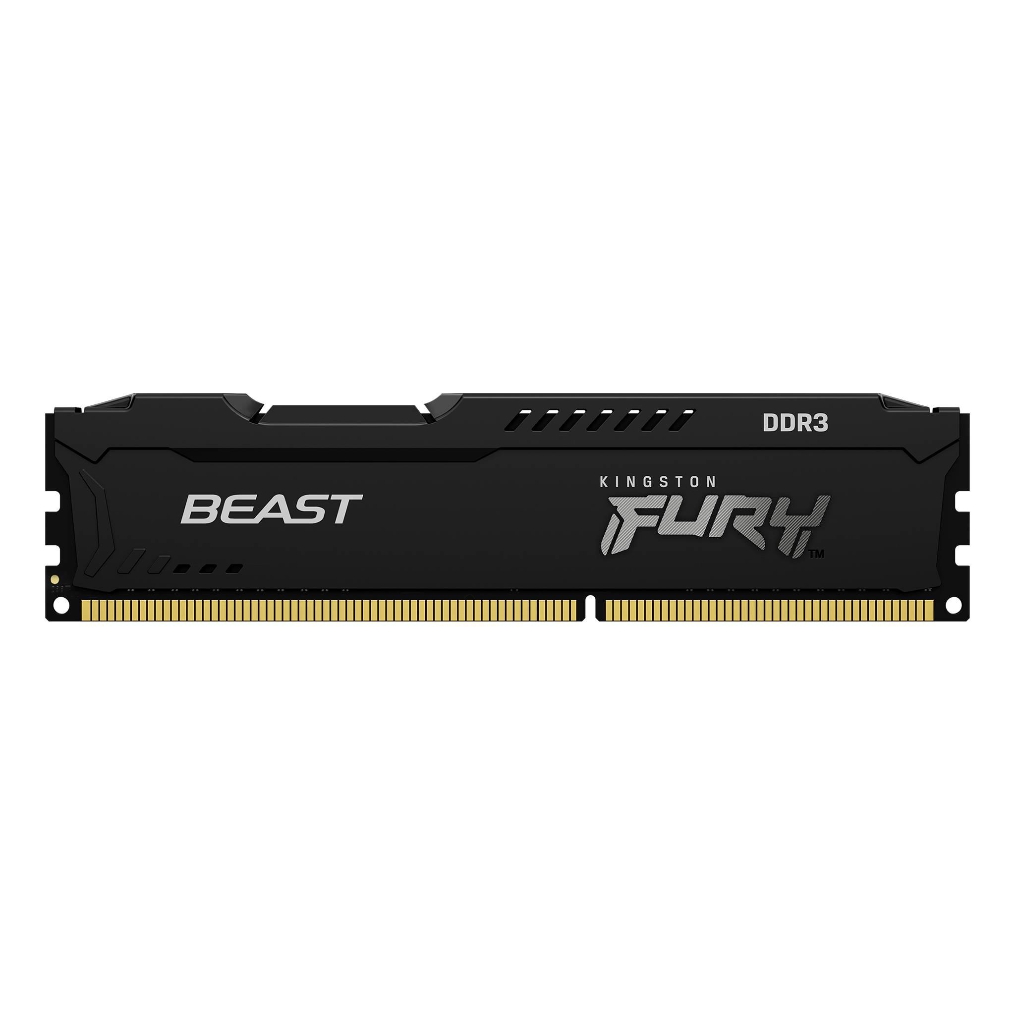 Памет Kingston FURY Black 4GB DDR3 1600MHz CL10 - KF316C10BB/4