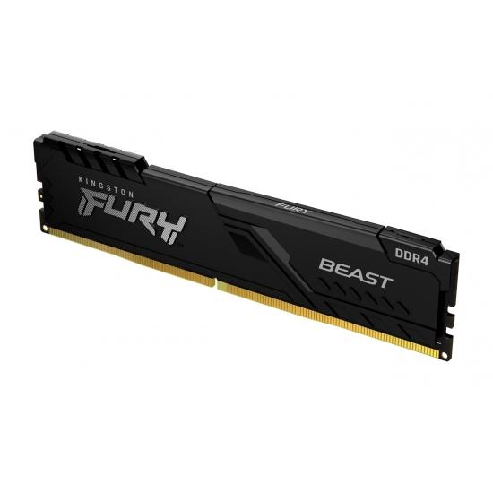 Памет Kingston FURY Beast Black 16GB DDR4 3600MHz CL18 - KF436C18BB/16
