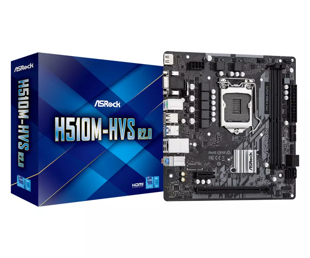 Дънна платка ASRock H510M-HVS R2.0