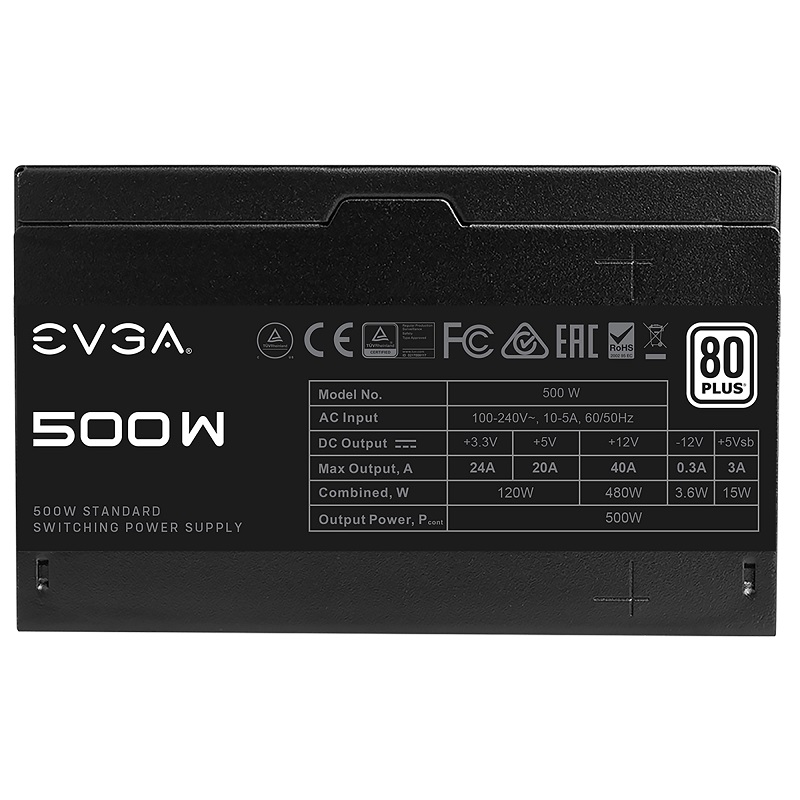 Захранване EVGA 500 W1 500W 80+  100-W1-0500-K2