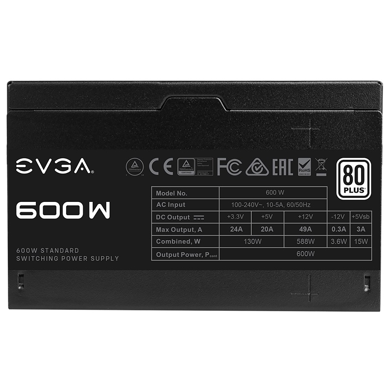 Захранване EVGA 600 W1 600W 80+ 100-W1-0600-K2