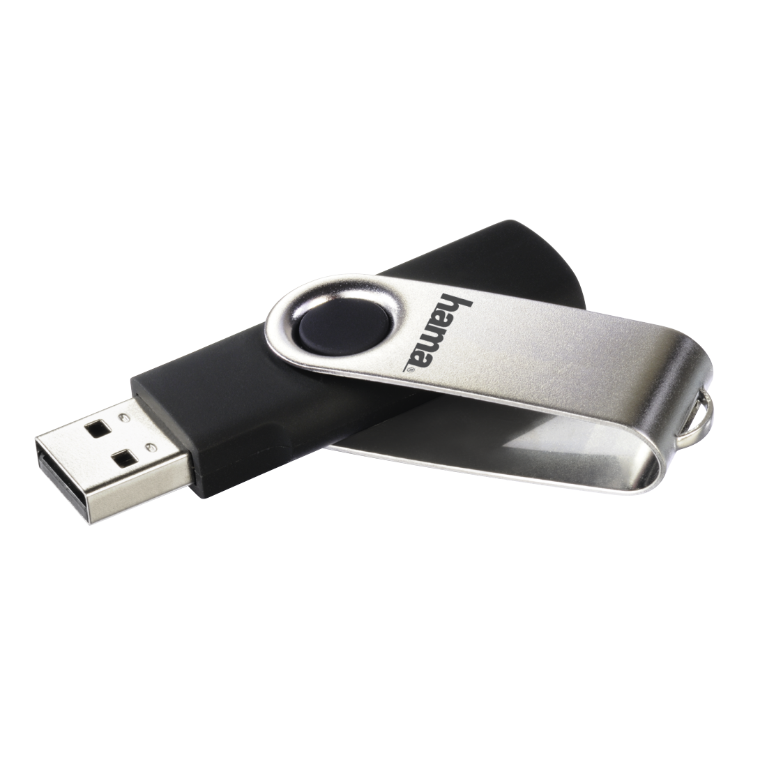 USB памет HAMA Rotate, 128GB, 10 MB/s, Черен